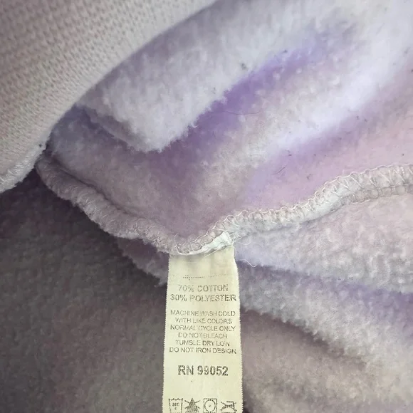 Glossier Women’s Lavender Hoodie with Embroidered Logo Size XL - Picture 6 of 9